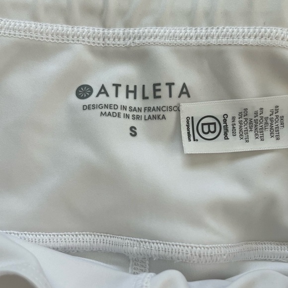 Athleta white tennis/gf/pickleball skirt - Picture 5 of 5